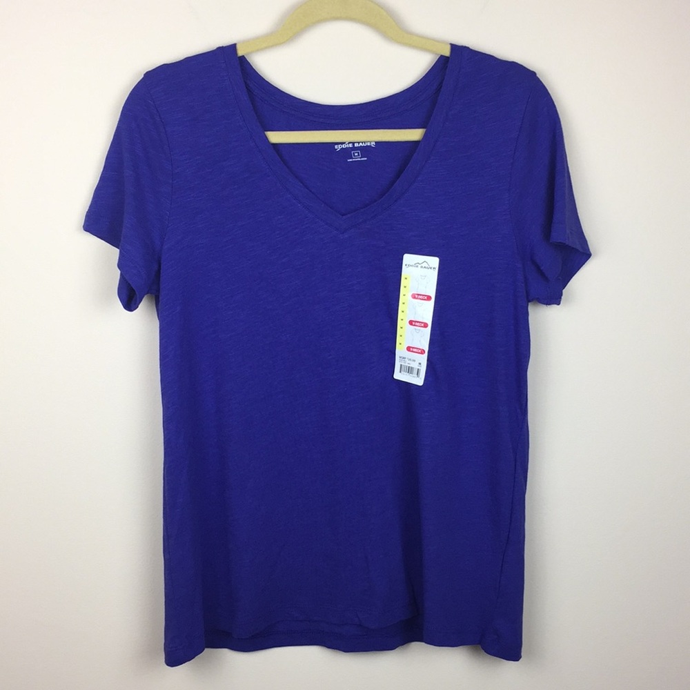 Eddie Bauer - V-Neck Short Sleeve Tee